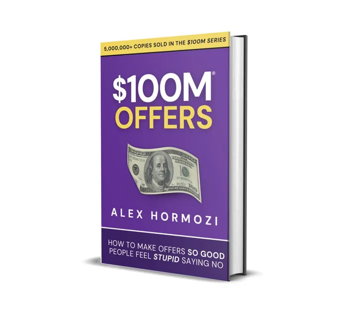 $100M Offers by Alex Hormozi, hardcover edition